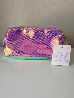 Iridescent Cosmetic Bag Or Pencil Pouch from More Than Magic™ Brand Holographic